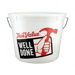 TRUE VALUE 0055TVU 5-Qt. White Plastic Paint Pail