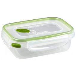 TRUE VALUE 03111606 Sterilite Ultra-Seal Food Container, Rectangle, Clear/Tangerine, 3.1-Cups