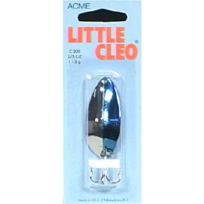 TRUE VALUE 0287-0481 Acme Little Cleo Spoon, Nickel & Neon Blue