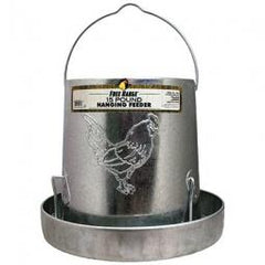 TRUE VALUE 1000293 Hanging Poultry Feeder, Galvanized Steel, 15-Lb. Capacity