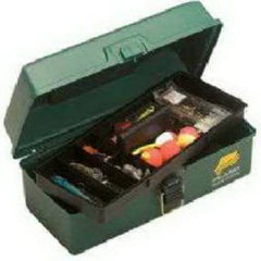 TRUE VALUE 1001-03 Tackle Box, 5-Compartment, Green