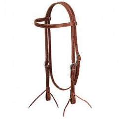 TRUE VALUE 10-0335 Weaver Leather Horse Headstall, Brown Latigo Leather, 5/8-In.