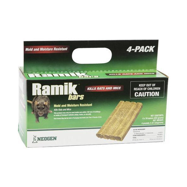 TRUE VALUE 116334 RAMIK4LB RAT POISON BAR