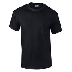 TRUE VALUE 1047488 Pocket T-Shirt Black Men's Large 2-Pk.