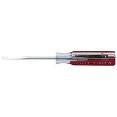 TRUE VALUE 103557 Master Mechanic Round Slotted Cabinet Screwdriver, 1/8 x 2.25 In.