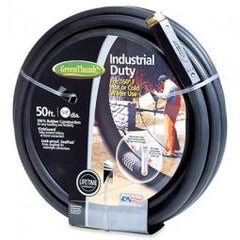 TRUE VALUE 136911 Green Thumb Rubber Garden Hose, Black, 5/8-In. x 50-Ft.