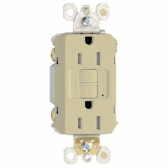 TRUE VALUE 1597TRICCD4 Pass & Seymour GFCI Receptacle 15A Ivory