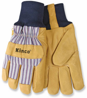 TRUE VALUE 1927KWL LG Lined Pig Palm Glove