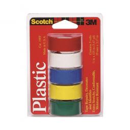 True Value 190T 5PK 3/4X125 COLOR TAPE