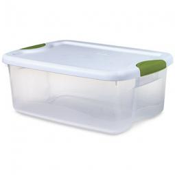 True Value 18848012 Sterlite Latch Storage Box See-Through 15-Qts Must Purchase in Quantities of 12