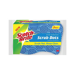 TRUE VALUE 20303-8 3PK SCRUB DOTS SPONGE