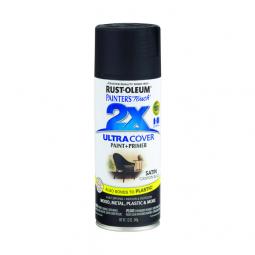 TRUE VALUE 249844 Pt2X12Oz Sat Black Paint