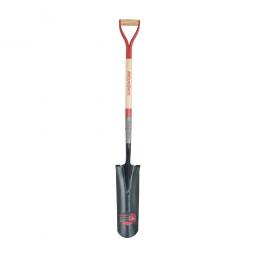 True Value 2597400 Razor-Back Drain Spade Open Back Wood Handle 16-In.