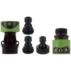 TRUE VALUE 2939QCGT Green Thumb Quick Connector Set