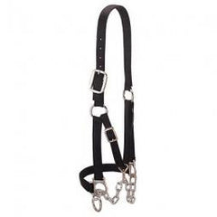 True Value 35-0901-BK Weaver Leather Calf Restraint Halter Black Nylon Small