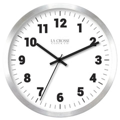 TRUE VALUE 404-2626 10 SLV MTL WALL CLOCK