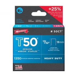 TRUE VALUE 50CT24 1250-Pack 17/32-Inch Heavy-Duty Ceiltile Staple