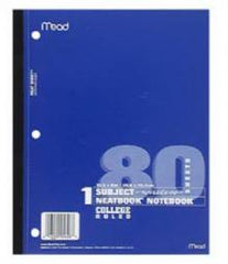 True Value 5626 80CT COLLEGE NEATBOOK