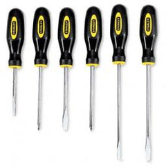 TRUE VALUE 60-060 Stanley 6-Piece Fluted Screwdriver Set