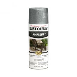 TRUE VALUE 7213-830 Stops Rust, 12 Oz Silver Hammered Spray Paint, Voc Compliant