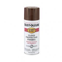 TRUE VALUE 7775-830 Stops Rust 12 Oz Leather Brown Spray Enamel VOC Compliant