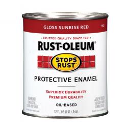 TRUE VALUE 7762-502 Qt Red Enamel Gls Paint