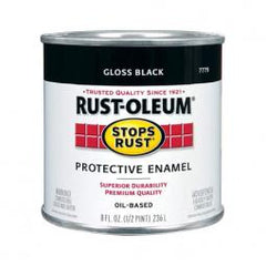 TRUE VALUE 7779-730 1/2Pt Gls Black Paint