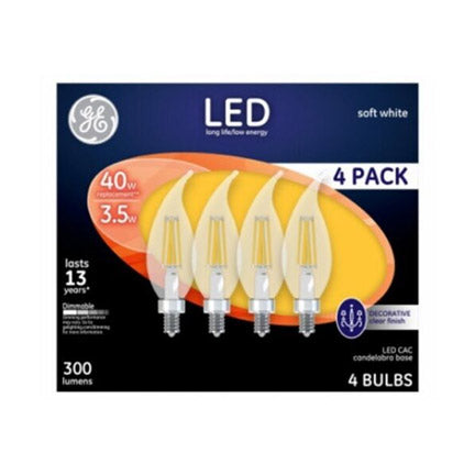 True Value 92674 GE4PK3.5W LED CAC BULB 3.5W (4 PACK) REPLACEMENT MPN