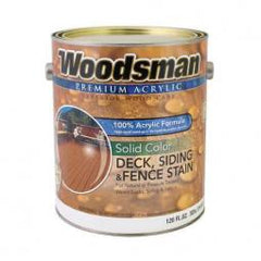 True Value ADS7-GL Woodsman Acrylic Deck, Siding & Fence Stain, Solid, Cedar, 1-Gal.