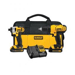 TRUE VALUE DCK240C2 DeWalt Max Drill / Driver Combo Kit, Cordless, 20-Volt Lithium Ion Batteries