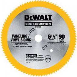 TRUE VALUE DW9153 DeWalt 6.5-In. 90-TPI Vinyl & Panel Circular Saw Blade