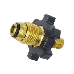 TRUE VALUE F273655 Propane Fitting 1/4-In. Male Pipe Thread x Excess Flow Soft Nose P.O.L.