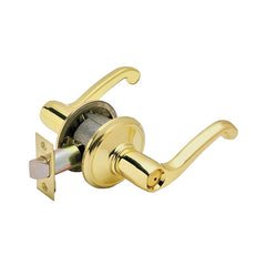 TRUE VALUE F40VFLA605 Schlage Brass Flair Privacy Lockset