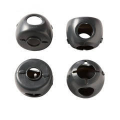 TRUE VALUE HS199 Safety 1st Grip N' Twist Door Knob Cover, 4-Pk.