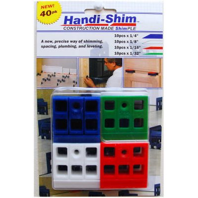 TRUE VALUE HS4010A Handi-Shim, 40-Pc. Assortment