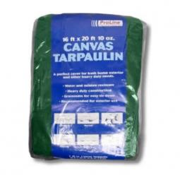 TRUE VALUE K-CT0810G 8 x 10-Ft. Hunter Green Canvas Tarp