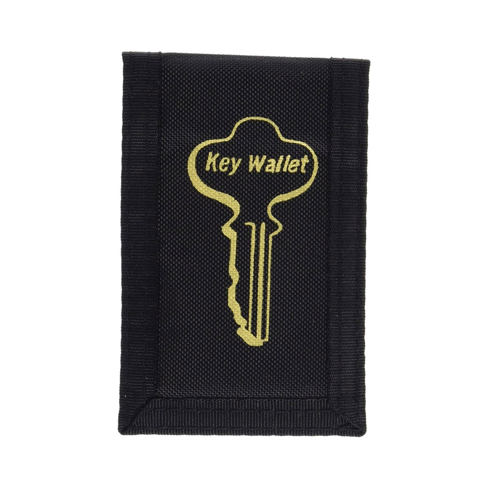 TRUE VALUE KC168 Hy-Ko Key Wallet, Adhesive, Black