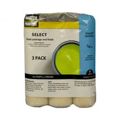 TRUE VALUE MPS914-3PK Master Painter 3-Pack 9-Inch 1/4-Inch-Nap Select Roller Cover