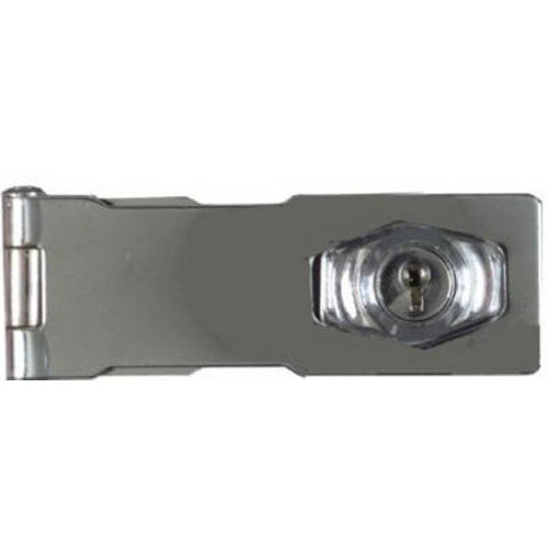 TRUE VALUE N183-780 4-1/2 Chrome Key Hasp Lock