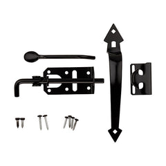 True Value N178-616 3 Black Thumb Gate Latch