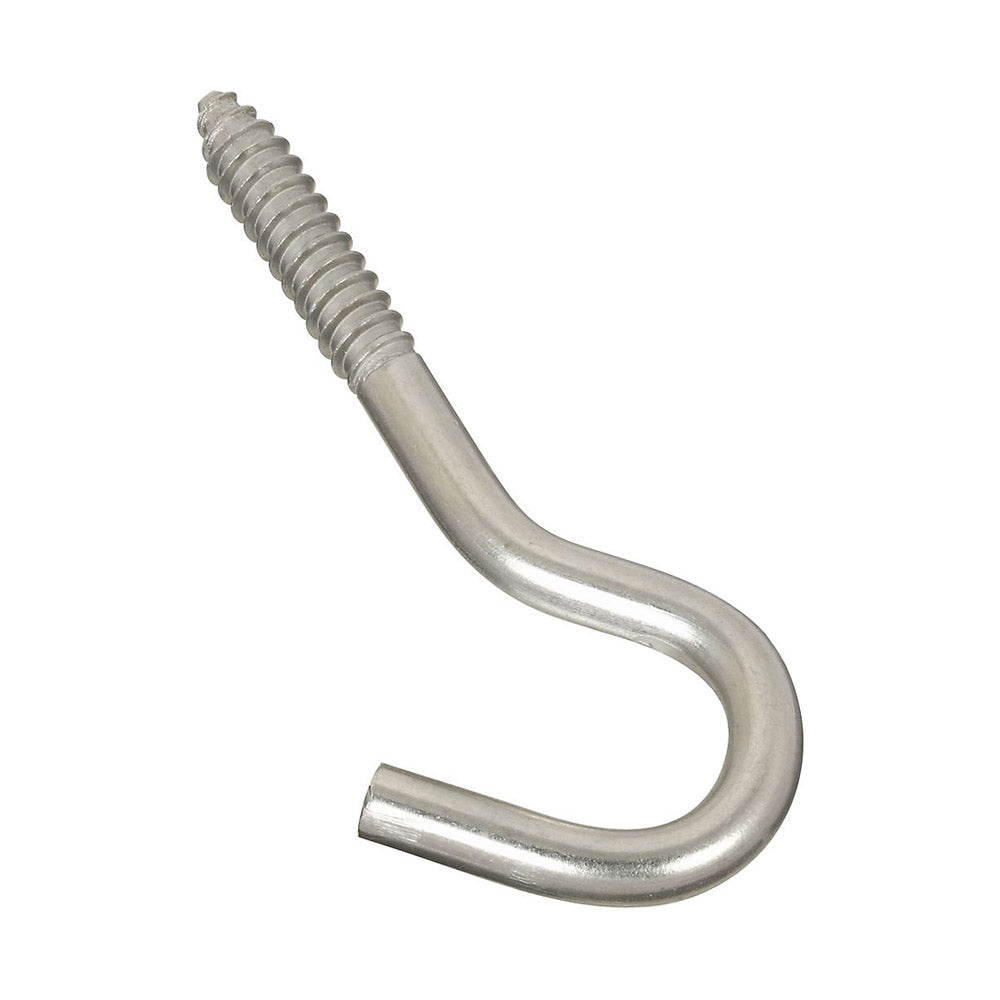 True Value N220-822 National Mfg/Spectrum Brands HHI Stainless Steel Screw Hook 3/8 x 4-7/8