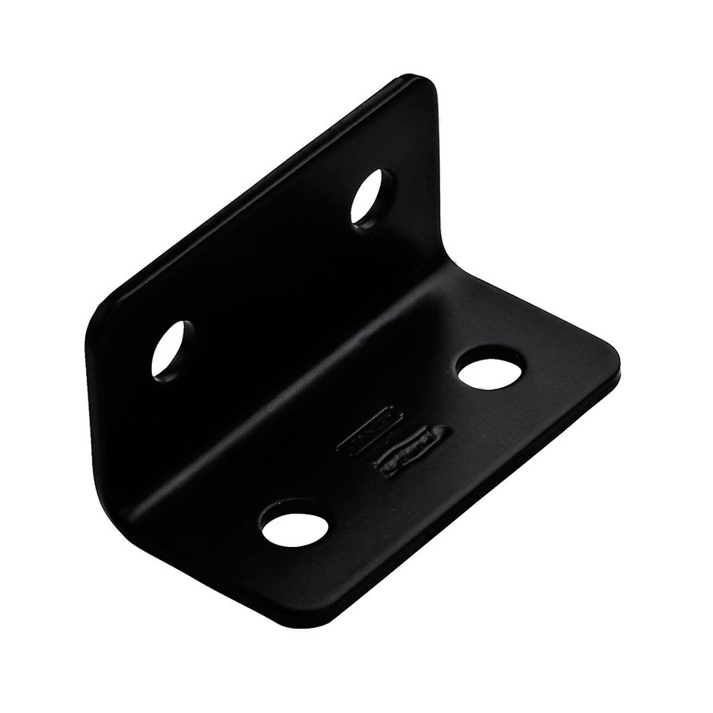 TRUE VALUE N351-483 Black, Powder Coated Steel Corner Brace