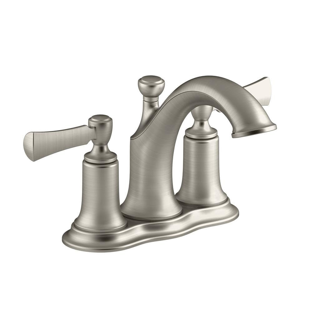 True Value R72780-4D1-BN BN 2hand Bath Faucet 4 Centerset