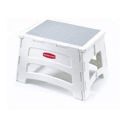 True Value RM-PL1W 1 Step Plastic Fold Stool