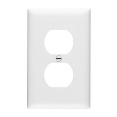 TRUE VALUE TP8WCC100 Wall Plate Duplex Outlet White Nylon