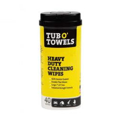 TRUE VALUE TW40 Tub O' Towels 40 Count 7 X 8 Pull Out Heavy Duty Multi Surface Cleaning Wipes