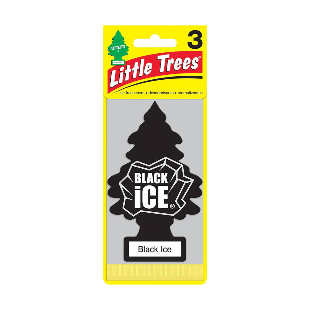 True Value U3S-32055 3-Pak Black Ice Little Tree Air Fresheners