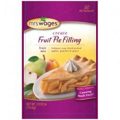 TRUE VALUE W801-J4425 Mrs. Wages Pie Filling Mix Apple Fruit Pie 3.9-oz.