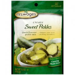 TRUE VALUE W624-J7425 Mrs. Wages Sweet Pickles Seasoning Mix, 5.3-oz.