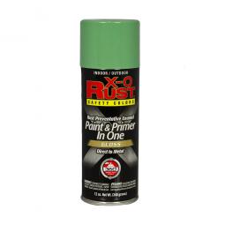 TRUE VALUE XOP47-AER X-O Rust Rust Preventative Paint & Primer Spray Enamel, Safety Green Gloss, 12-oz.